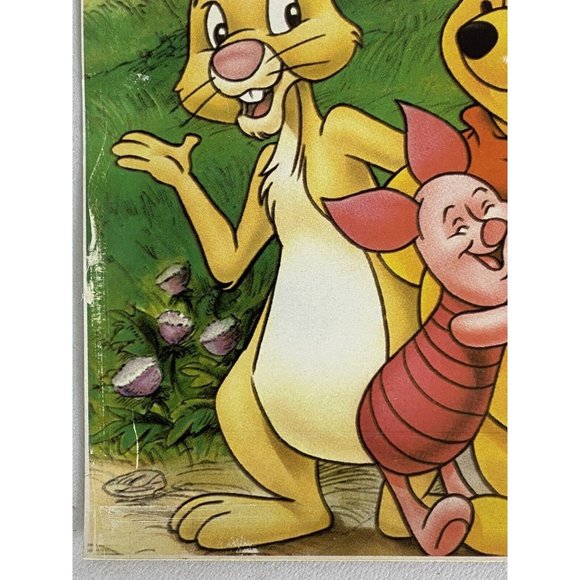 Winnie the Pooh Poster Colorful 8" x 10" Eeyore Tigger Piglet Pooh Bear Rabbit - Picture 4 of 6